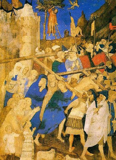Jacquemart de Hesdin Christ Carrying the Cross. China oil painting art